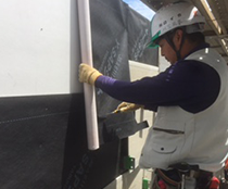 1.防水ｼｰﾄ貼り