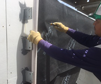 2.防水ｼｰﾄ貼り