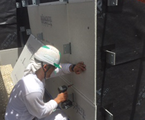 5.セメントボード貼り