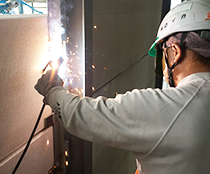 14.建込み（金物溶接）